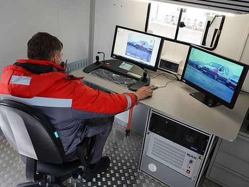 Передвижная лаборатория для телеинспекции коллекторов диаметром от 20 до 2000 мм на базе ГАЗ 27057